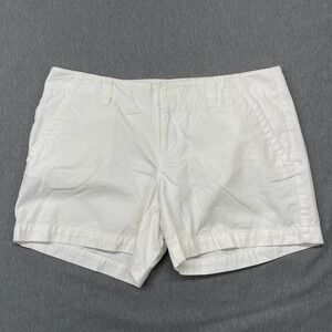 Lilly Pulitzer Palm Beach Fit‎ White Cotton Shorts Women's Size 4